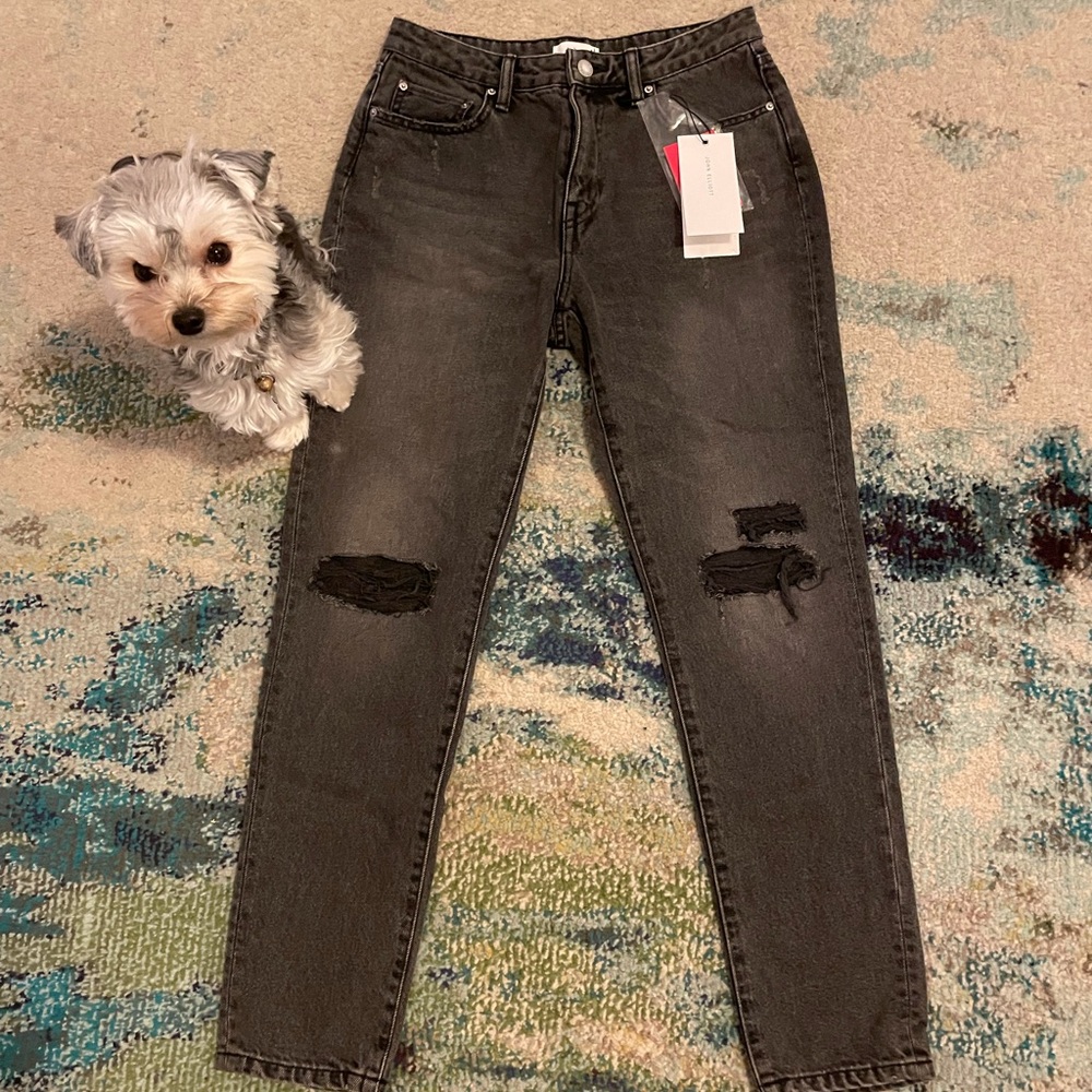 John Elliott Charlotte distressed slim jeans in Sonic. Size 27. NWT!!